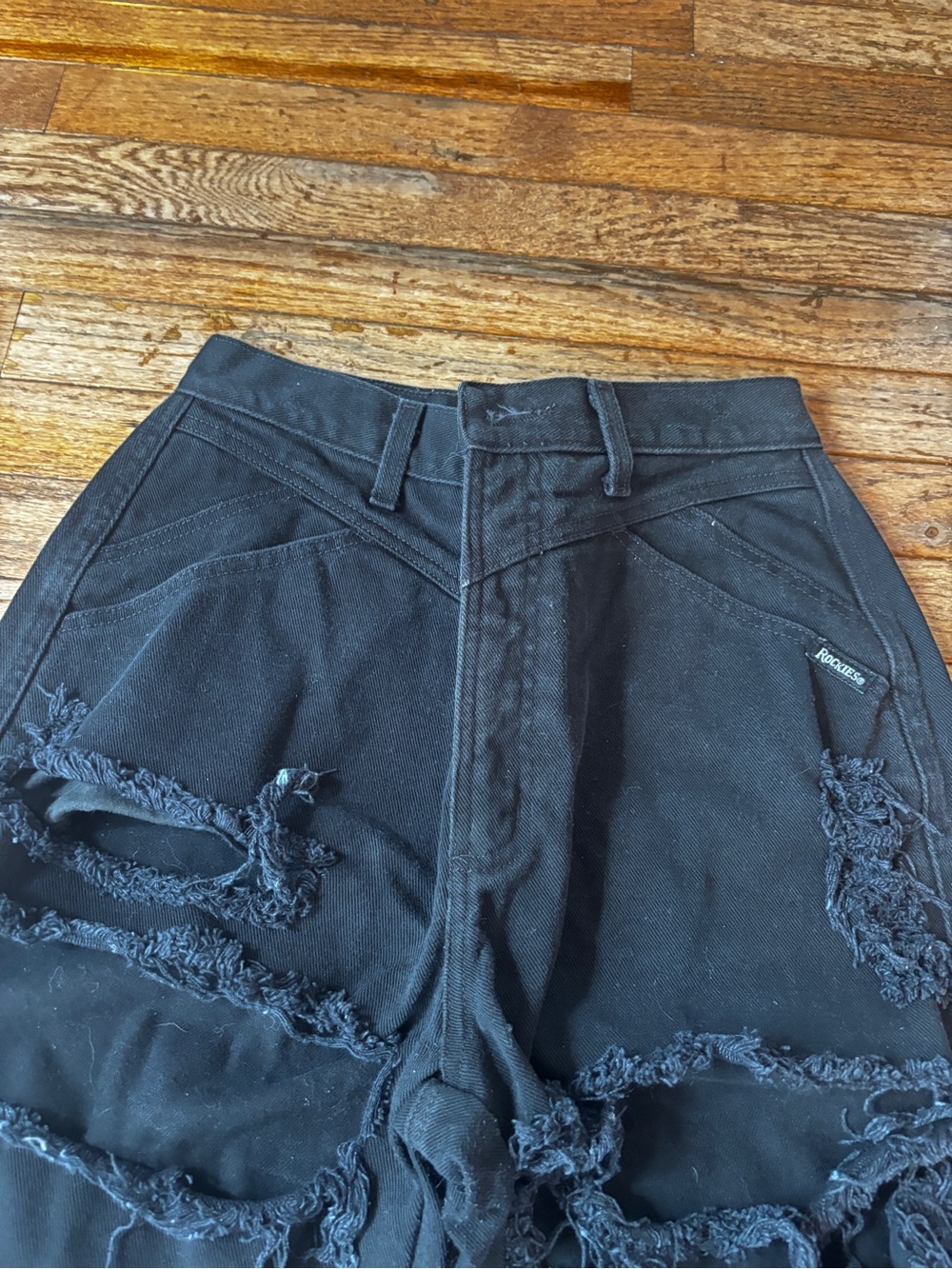 Womens Rockies ripped jeans size 8 - Picture 5 of 12